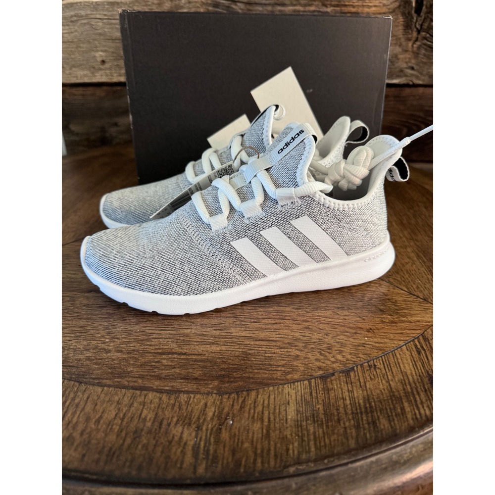 Adidas Cloudfoam Pure 2.0 Womens Shoes Dash Grey White H04756 Sneaker sz 6 NWB